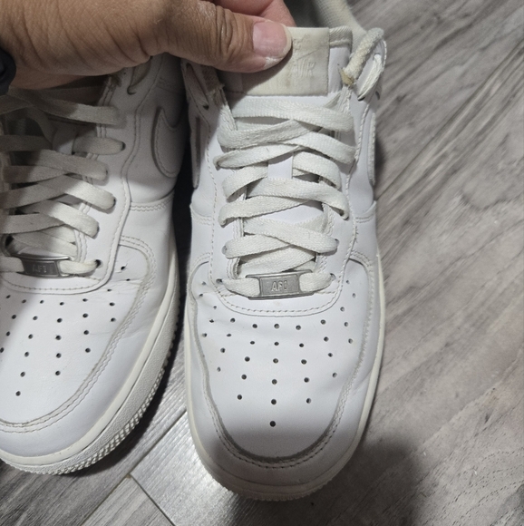 Women's Nike Air Force 1s White Sz 10 - Picture 5 of 11